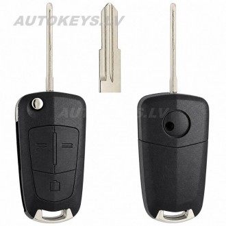 Flip key shell Chevrolet Captiva, Opel Antara DWO5 3 buttons