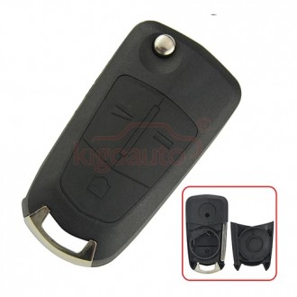 Remote key shell 3 btn. HU100 for Opel Corsa, Astra, Zafira, Vectra