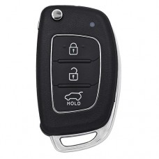Flip key shell Hyundai i10, i20, i30, Santa Fe 2008-2015 KIA7/TOY49 3 button