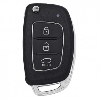 Flip key shell Hyundai i10, i20, i30, Santa Fe 2008-2015 KIA7/TOY49 3 button