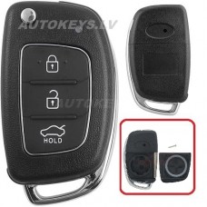 Salokāmās atslēgas korpuss Hyundai i10, i20, i40, Tucson 2012–2018 KIA7/TOY49 3 pogas