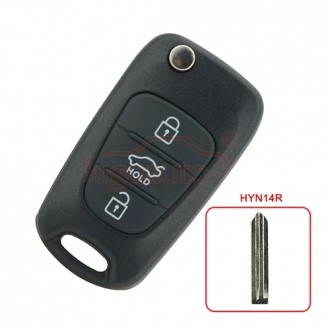 Key shell Hyundai I20, I30 2008-2012 HYN14R 3 button