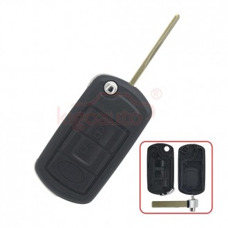 Flip key shell for Land Rover Discovery, Range Rover Sport, 2004-2013 HU92 3 button