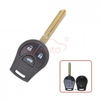 Remote key shell for Nissan Juke, Micra, Note NSN14 2010-2016 3 btn.