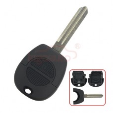 Remote key shell 2 btn. NSN14 for Nissan Micra, Juke, Navara, X-Trail, Leaf