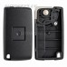 Flip key shell Citroen C-Crosser, C4 Aircross, Mitsubishi i-MiEV, Peugeot 4007 MIT11R 2 buttons – skats 4