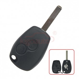 Remote key shell 2 btn. VA2 for Fiat, Nissan, Opel, Renault, Dacia 2004-2019