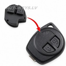 Rubber key button pad Suzuki Alto, Grand Vitara, Swift; Nissan Pixo, 2 buttons