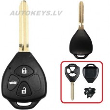Remote key shell for Toyota Camry, Corolla, RAV4 2004-2013 TOY43 3 button
