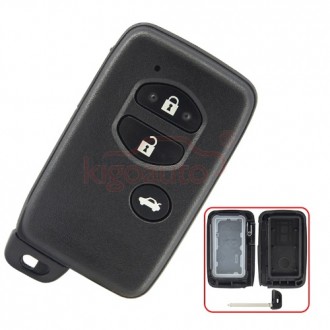 Smart key case Toyota Avensis, 2012-2015, TOY48, 3 button
