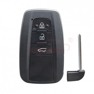 Smart key case Toyota Highlander, Land Cruiser, Rav4, 2018-2023, TOY48, 3 button