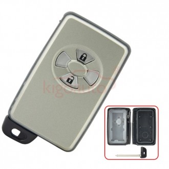 Smart key case Toyota Auris, RAV4, Yaris, 2005-2010, TOY48, 2 button