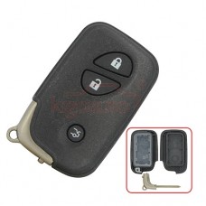 Smart key case Lexus CT, GS, IS, RX, 2005-2020, TOY48, 3 btn
