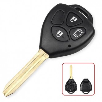 Remote key shell for Toyota Camry, Corolla, RAV4 2004-2015 TOY43 3 button