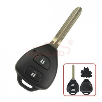 Remote key shell for Toyota Hilux, iQ, RAV4 2005-2014 TOY43 2 button