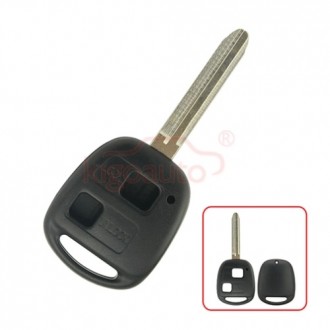 Remote key shell 2 btn TOY43 for Toyota Avensis, Celica, Corolla, RAV4 2004-2009