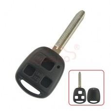 Remote key shell 3 btn TOY43 for Toyota Land Cruiser FJ Cruiser Prado 2004-2009