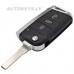Flip key case for Seat Leon, Skoda Octavia, Volkswagen Golf 7 2012–2020 HU66, 3 buttons – skats 3 Flip key case for Seat Leon, Skoda Octavia, Volkswagen Golf 7 2012–2020 HU66, 3 buttons – skats 3