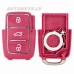 Flip key shell Seat Ibiza, Leon, Skoda Fabia, Octavia, Volkswagen Golf, Passat, Polo HU66, 3 buttons – skats 3