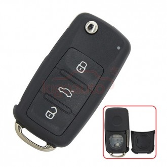Remote key shell 3 button for VW Tiguan, Touran, Golf, Passat, Seat, Skoda HU66