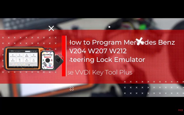 Programming Mercedes W204 W207 W212 emulator with Xhorse VVDI Key Tool Plus